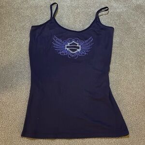 Harley Davidson purple tank top size large